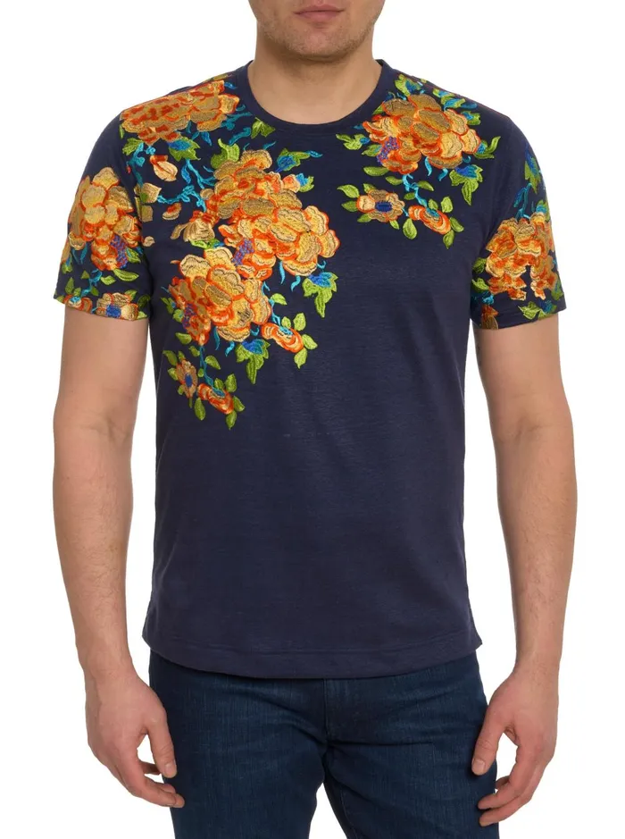 Men Polos and TShirts Robert Graham LIMITED EDITION THE RISBE TSHIRT Navy