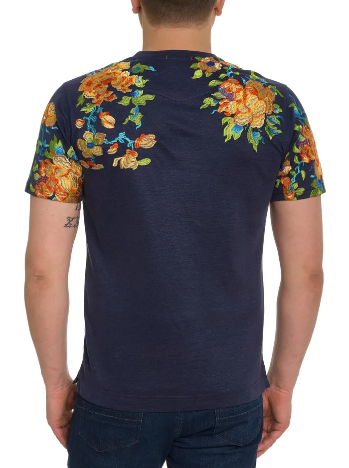 Men Polos and TShirts Robert Graham LIMITED EDITION THE RISBE TSHIRT Navy