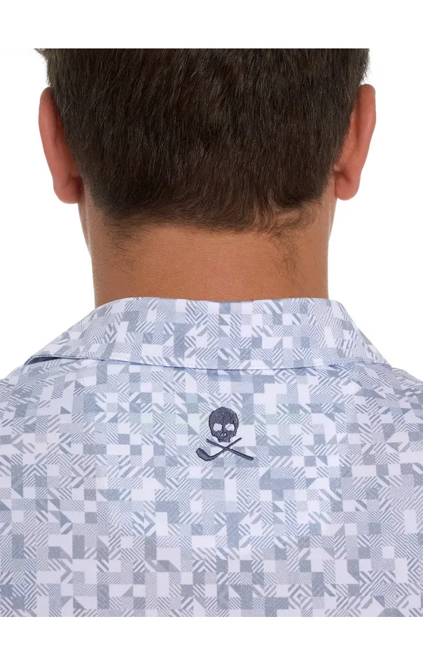 Men Polos and TShirts Robert Graham WOODERSON PERFORMANCE POLO Pink