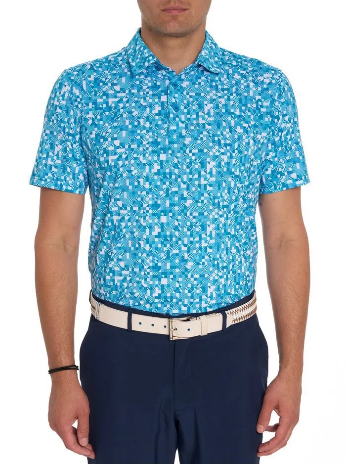 Men Polos and TShirts Robert Graham WOODERSON PERFORMANCE POLO Pink