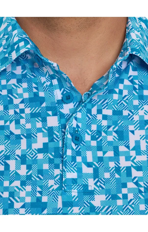 Men Polos and TShirts Robert Graham WOODERSON PERFORMANCE POLO Pink