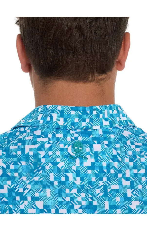 Men Polos and TShirts Robert Graham WOODERSON PERFORMANCE POLO Pink