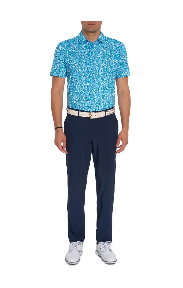 Men Polos and TShirts Robert Graham WOODERSON PERFORMANCE POLO Pink