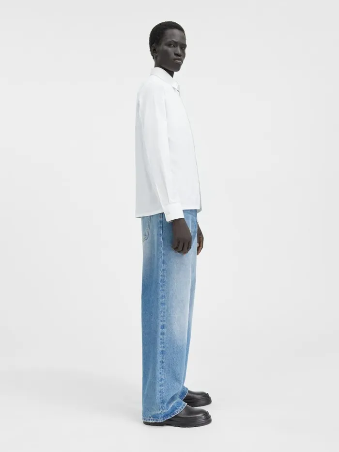 Men Shirts JACQUEMUS The Suit Shirt White Men Shirts JACQUEMUS The Suit Shirt White