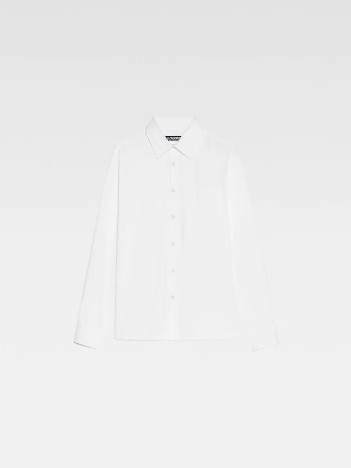 Men Shirts JACQUEMUS The Suit Shirt White Men Shirts JACQUEMUS The Suit Shirt White