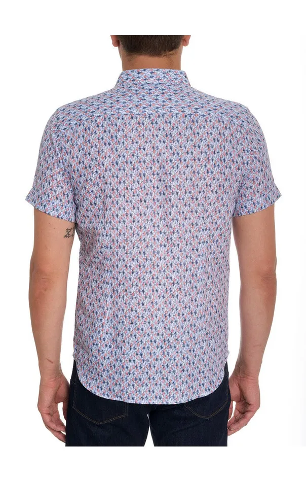 Men Short Sleeve Button Down Shirts Robert Graham CHANDLER SHORT SLEEVE BUTTON DOWN SHIRT Multi