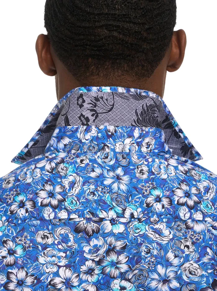 Men Short Sleeve Button Down Shirts Robert Graham SOLE SHORT SLEEVE BUTTON DOWN SHIRT Multi