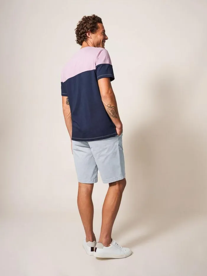 Men Sutton Organic Chino Short Light Grey White Stuff Shorts