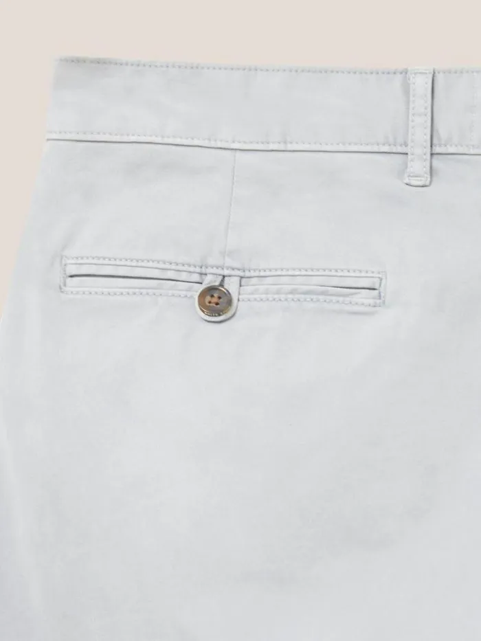 Men Sutton Organic Chino Short Light Grey White Stuff Shorts