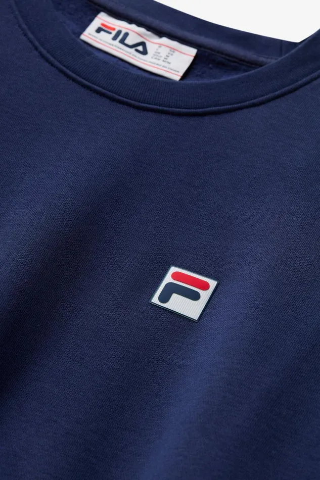 Men Sweatshirts and Hoodies Fila Classic Relaxed Sweatshirt 400 Fila Navy