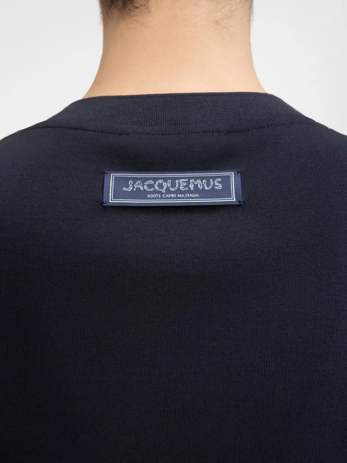 Men Tshirts JACQUEMUS The Pesco Longsleeve Tshirt Dark Navy Men Tshirts JACQUEMUS The Pesco Longsleeve Tshirt Dark Navy