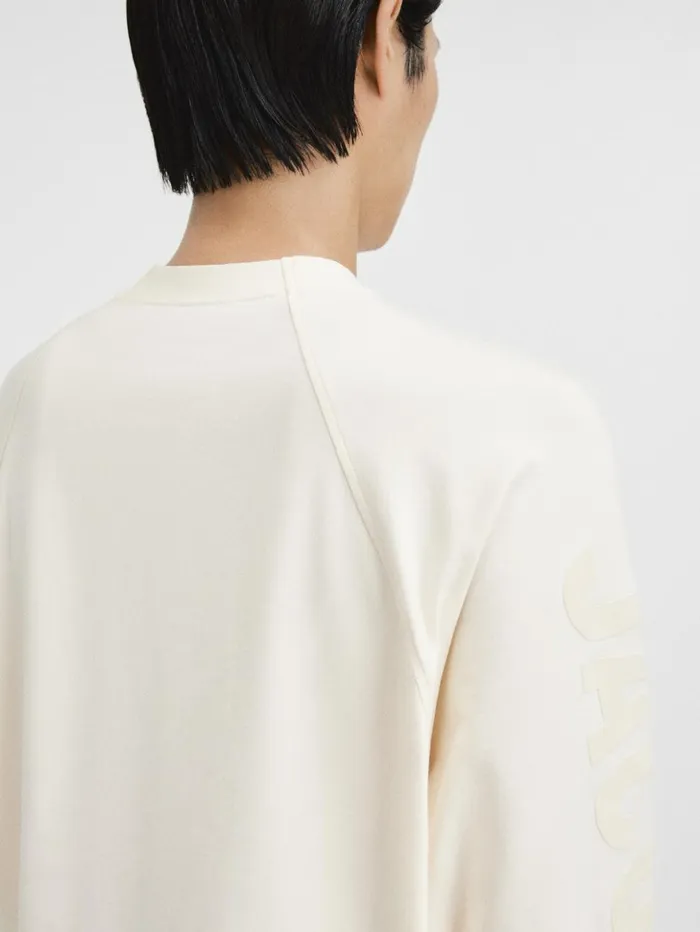 Men Tshirts JACQUEMUS The Typo Longsleeve Tshirt Light Beige Men Tshirts JACQUEMUS The Typo Longsleeve Tshirt Light Beige