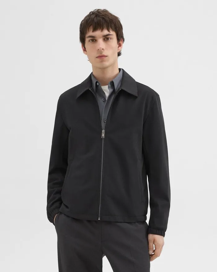 Men Theory Blazers Jackets Brody Jacket In Precision Ponte Black