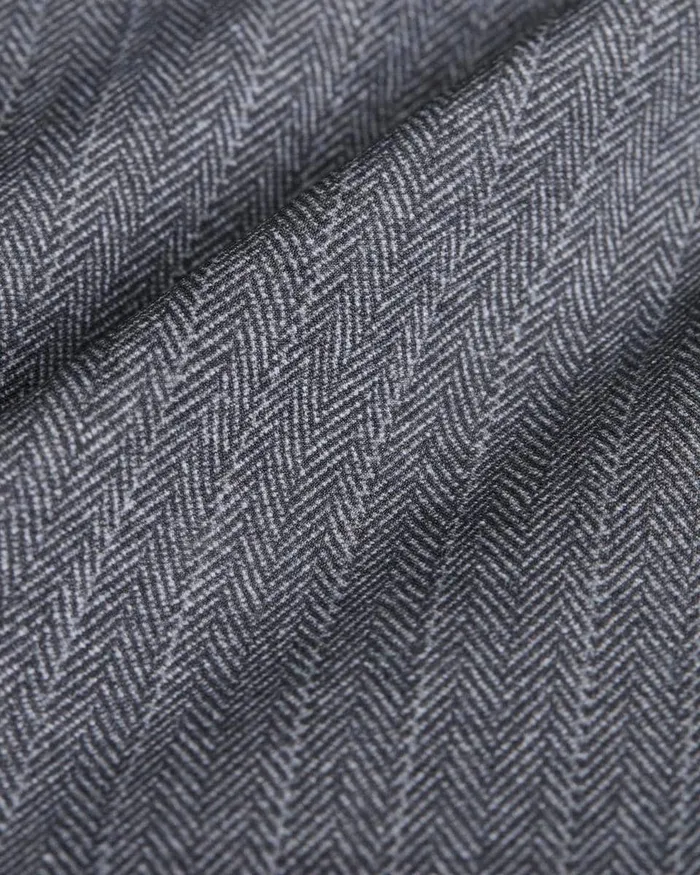 Men Theory Blazers Jackets Clinton Blazer In Herringbone Precision Ponte Grey Melange