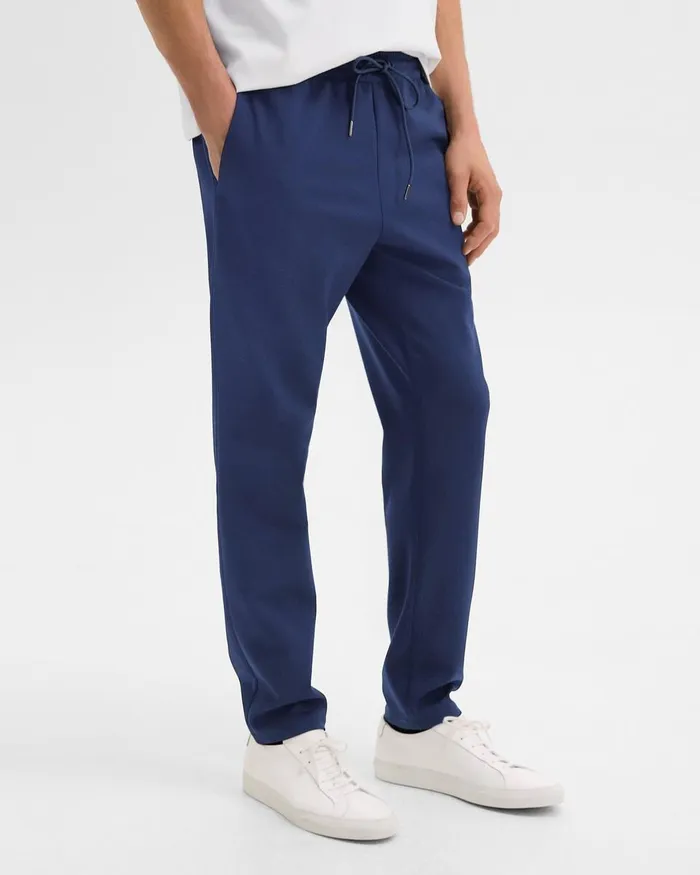 Men Theory Pants Drawstring Pant In Scuba Deep Atlantic