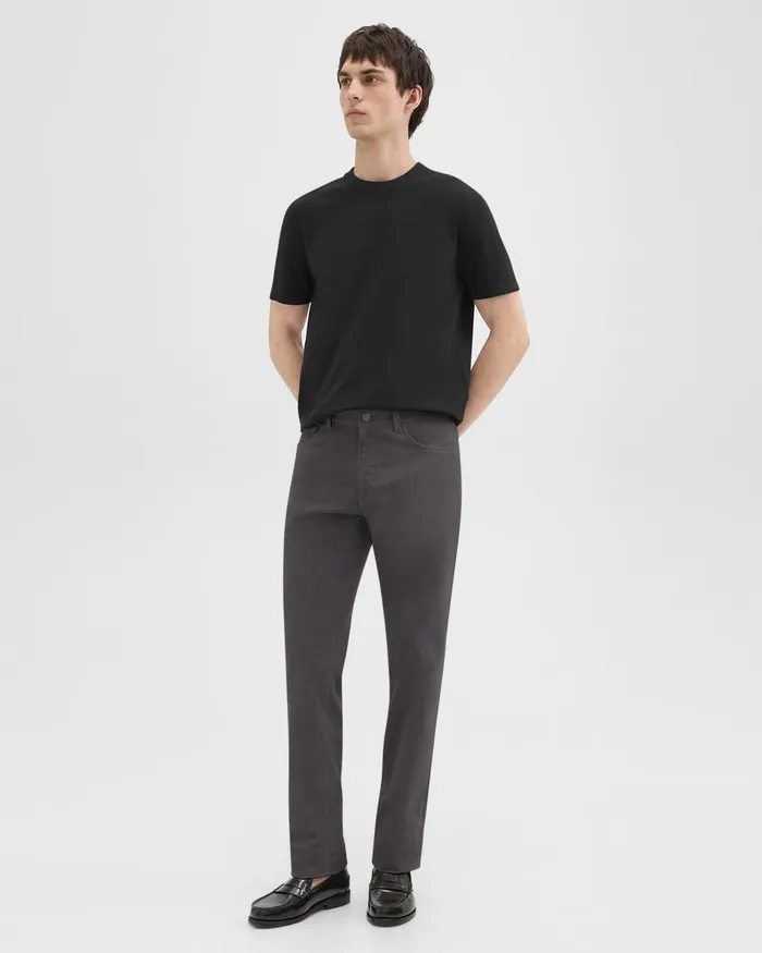 Men Theory Pants Raffi 5Pocket Pant In Stretch Corduroy Dark Grey