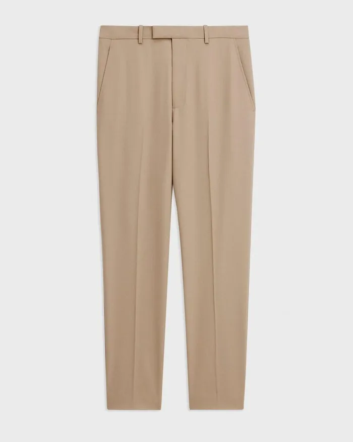 Men Theory Pants Relaxed Pant In Wool Gabardine Barley