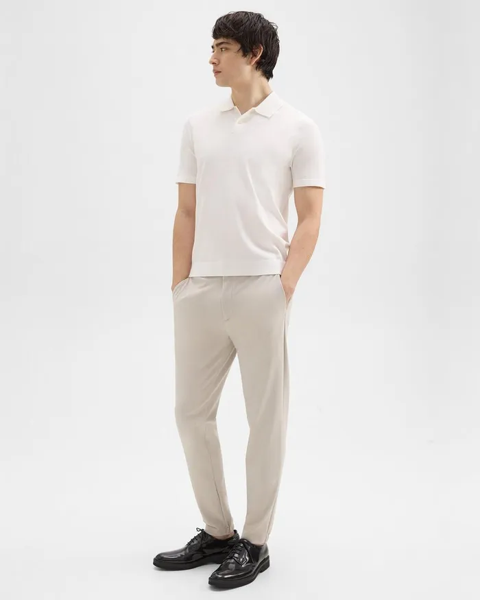 Men Theory Pants Terrance Jogger In Precision Ponte Putty