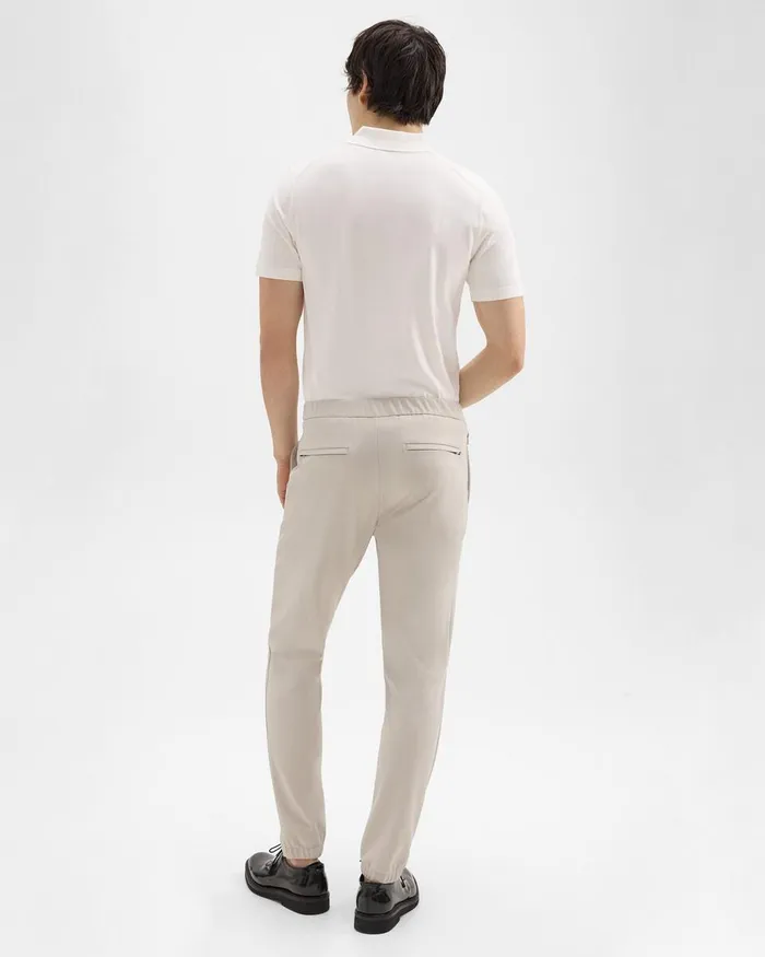 Men Theory Pants Terrance Jogger In Precision Ponte Putty