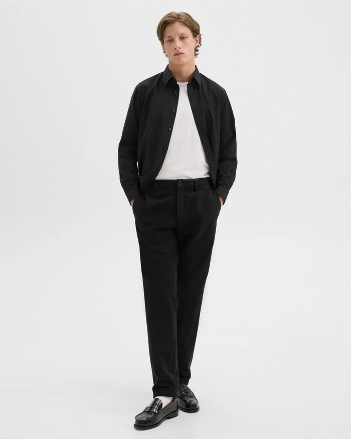 Men Theory Pants Zaine Pant In Moleskin Twill Black