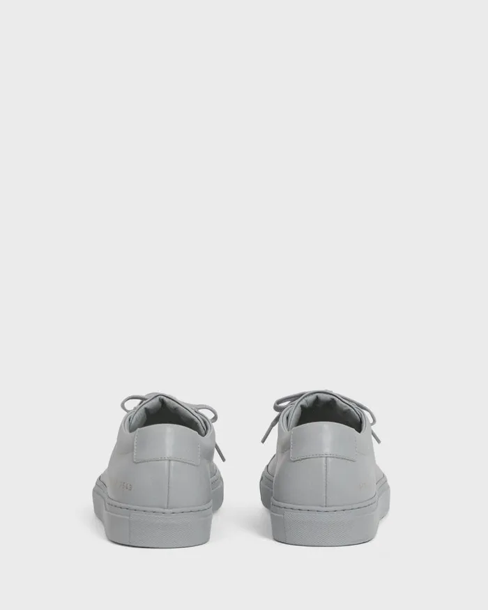 Men Theory Shoes Common Projects Original Achilles Sneakers Grey