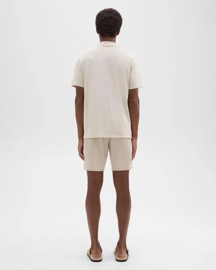 Men Theory Shorts Zaine 7rdquo Short In Organic Cotton New Sand
