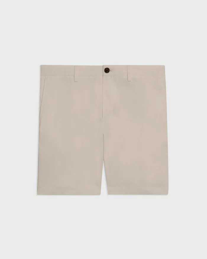 Men Theory Shorts Zaine 7rdquo Short In Organic Cotton New Sand