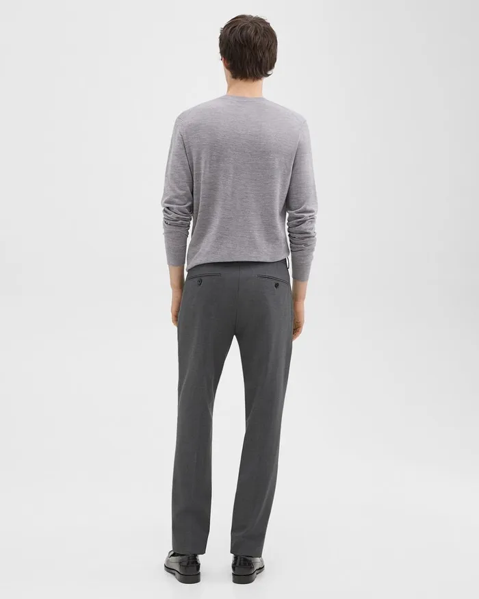 Men Theory Suits Mayer Pant In Stretch Wool Medium Charcoal