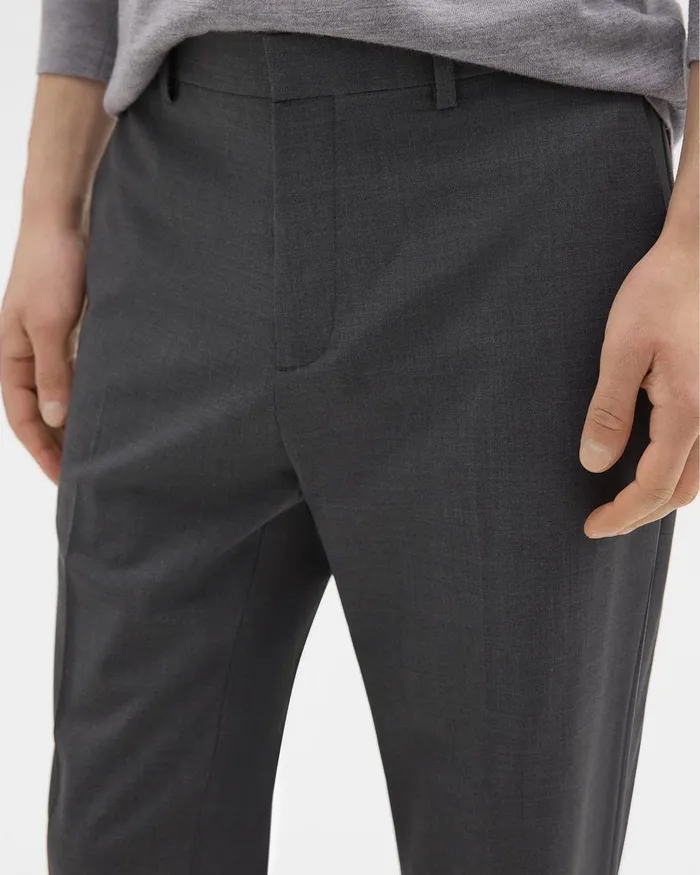 Men Theory Suits Mayer Pant In Stretch Wool Medium Charcoal