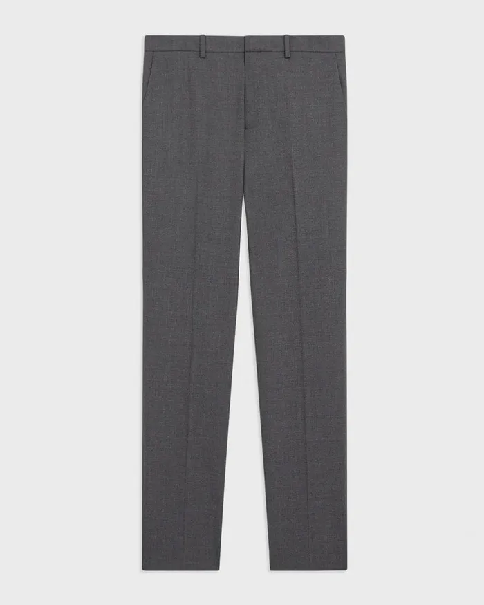 Men Theory Suits Mayer Pant In Stretch Wool Medium Charcoal