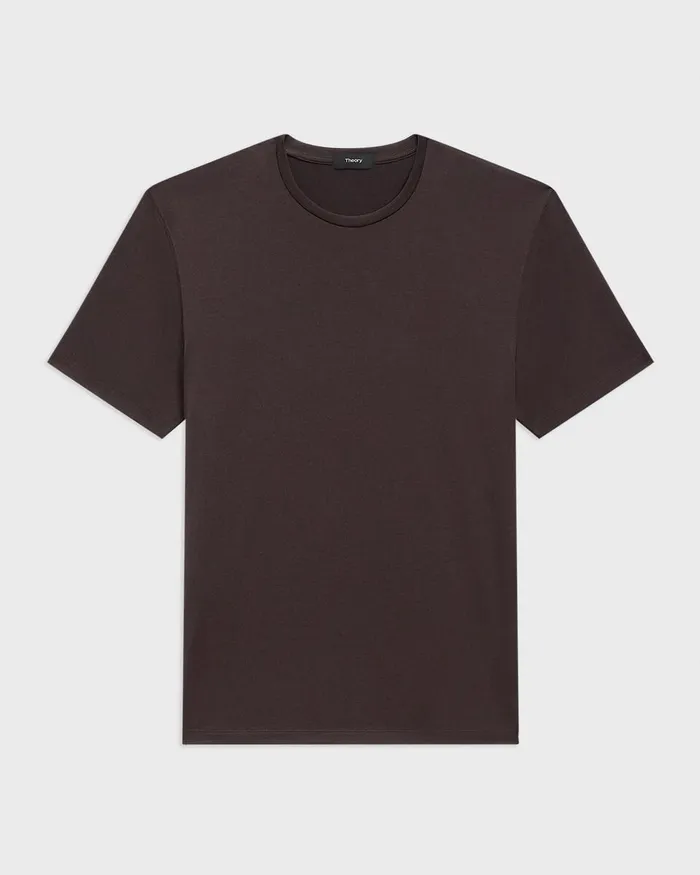 Men Theory TShirts Polos Dorian Tee In Active Knit Hickory