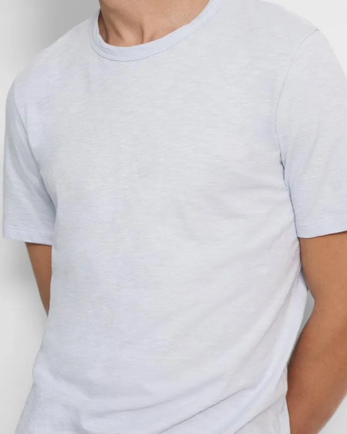 Men Theory TShirts Polos Essential Tee In Cosmos Slub Cotton Olympic