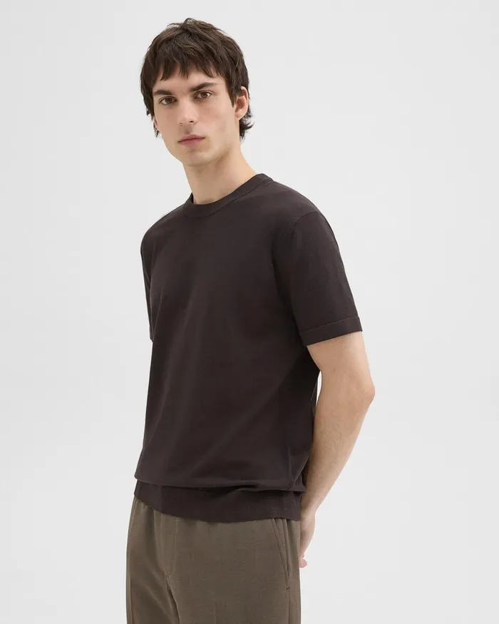 Men Theory TShirts Polos Sarior Tee In Light Bilen Hickory