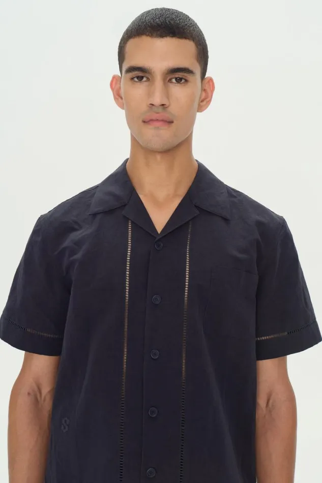 Men Tops and TShirts Jonathan Simkhai Marco Shirt