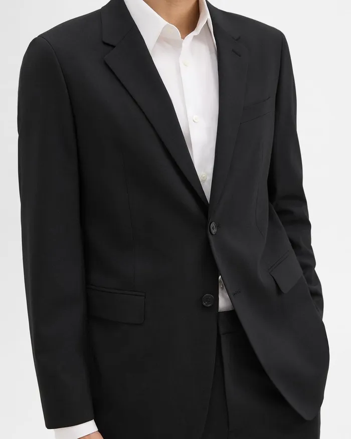 MenWomen Theory Blazers Jackets Chambers Blazer In Stretch Wool Black