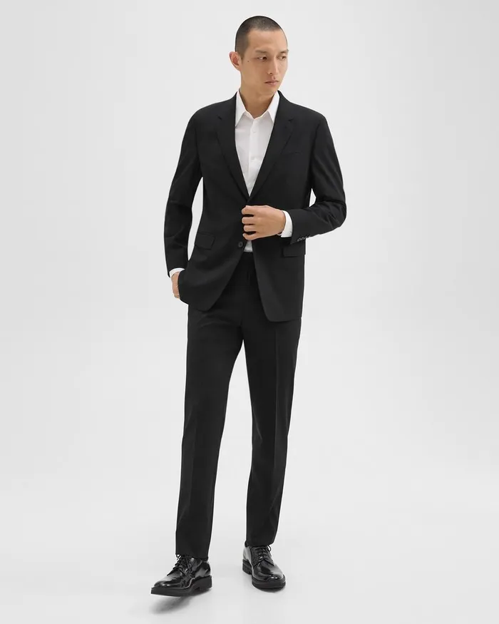 MenWomen Theory Blazers Jackets Chambers Blazer In Stretch Wool Black