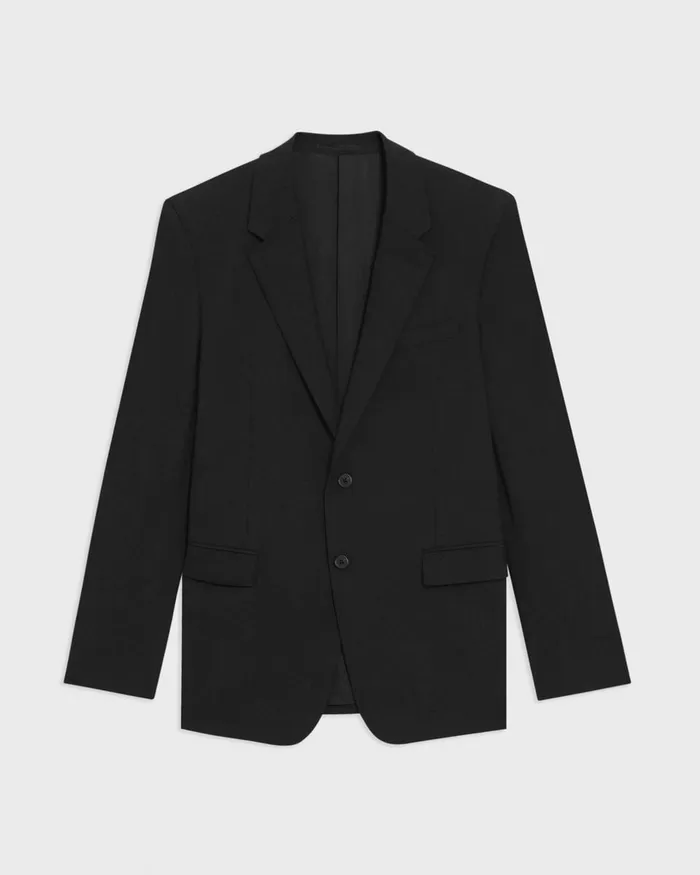 MenWomen Theory Blazers Jackets Chambers Blazer In Stretch Wool Black