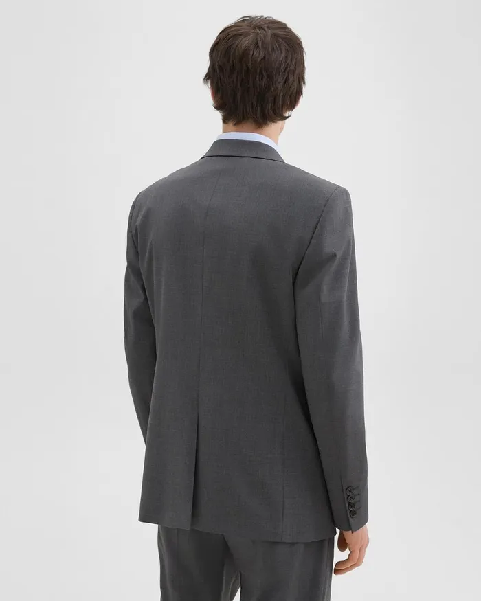 MenWomen Theory Blazers Jackets Chambers Blazer In Stretch Wool Medium Charcoal
