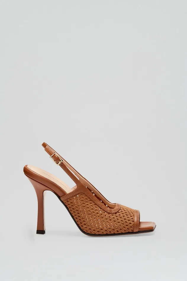MESH SLINGBACK 95 TAN Shoes Scanlan Theodore Women