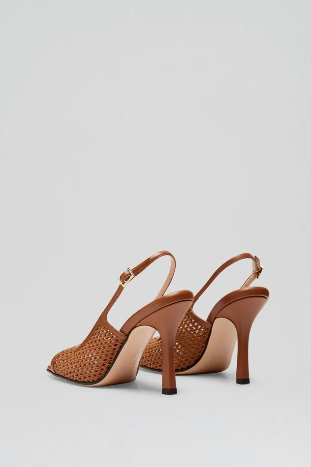 MESH SLINGBACK 95 TAN Shoes Scanlan Theodore Women
