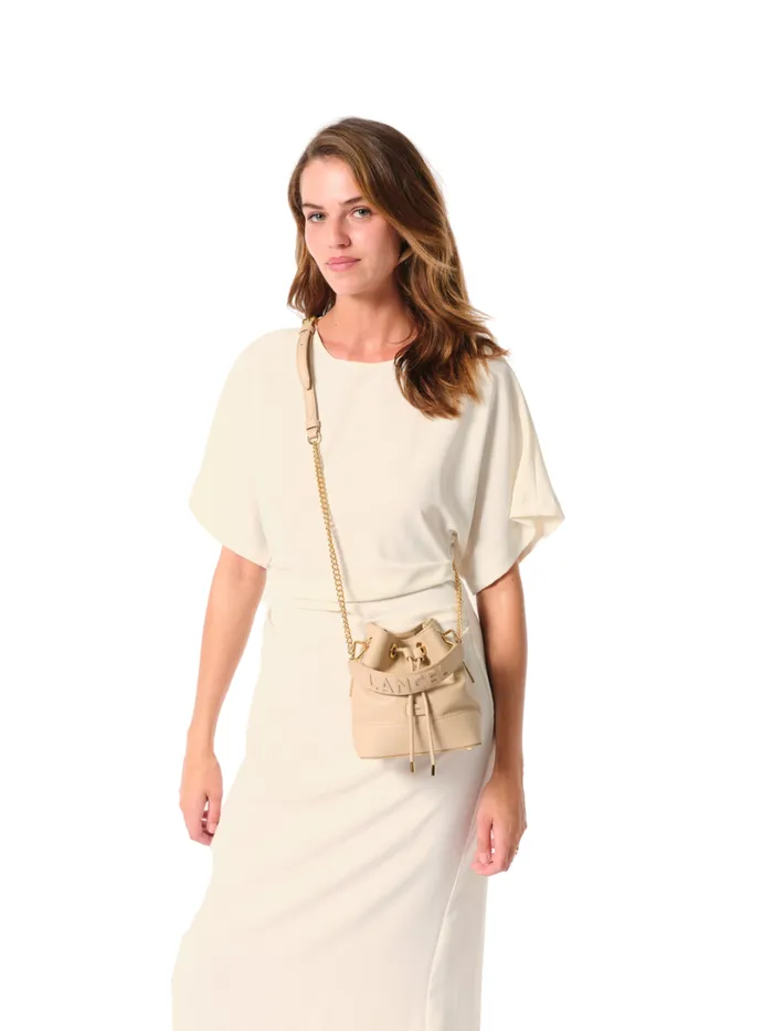 Mini Bucket Bag Capuccinogold Women Lancel Hand Bags Mini Bucket Bag Capuccinogold Women Lancel Hand Bags
