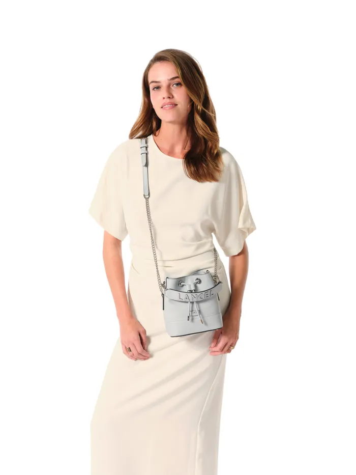 Mini Bucket Bag Opaline Women Lancel Mini Bags Mini Bucket Bag Opaline Women Lancel Mini Bags