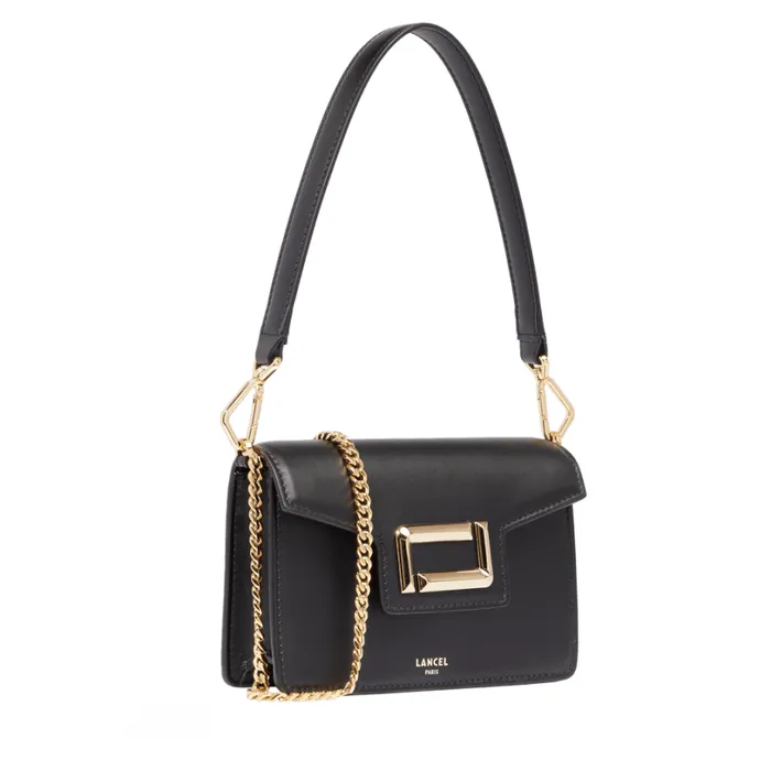 Mini Flap Bag Black Women Lancel Shoulder Bags