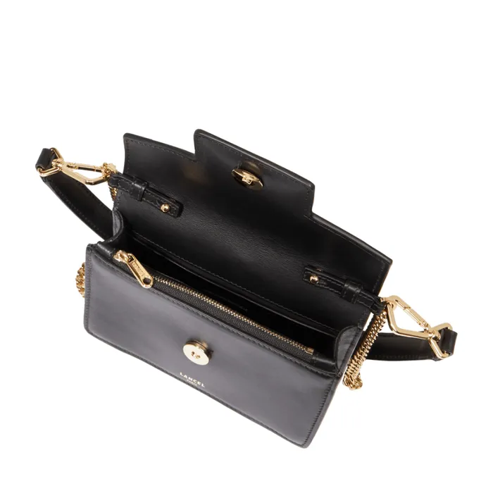 Mini Flap Bag Black Women Lancel Shoulder Bags