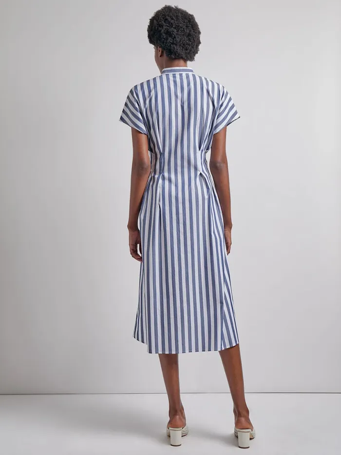 Misook Modern Fit and Flare Button Front Midi Dress Women Dresses Misook Modern Fit and Flare Button Front Midi Dress Women Dresses