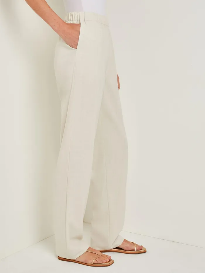 Misook PullOn Straight Leg Pants 8211 Woven Women Pants and Shorts