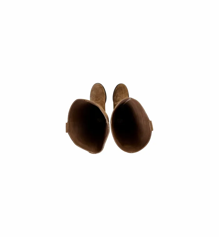 MMWales Suede Hi Boot Dark Beige Women Shoes MOS MOSH