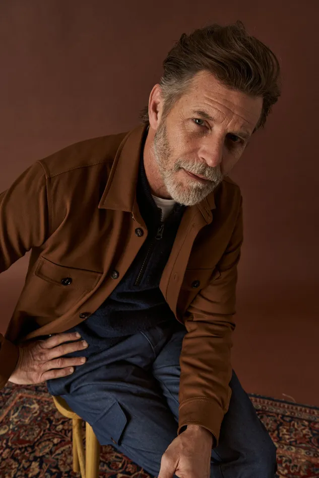 MOS MOSH MMGBirk Antonio Overshirt Warm Camel Men Overshirts