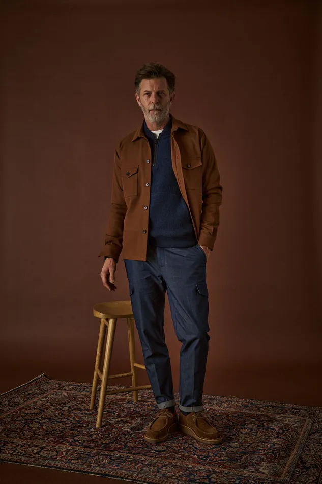MOS MOSH MMGBirk Antonio Overshirt Warm Camel Men Overshirts MOS MOSH MMGBirk Antonio Overshirt Warm Camel Men Overshirts