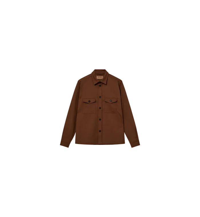 MOS MOSH MMGBirk Antonio Overshirt Warm Camel Men Overshirts MOS MOSH MMGBirk Antonio Overshirt Warm Camel Men Overshirts